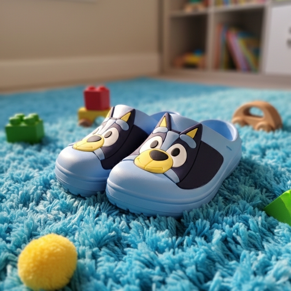 Blue Cartoon Character Kids Shoes